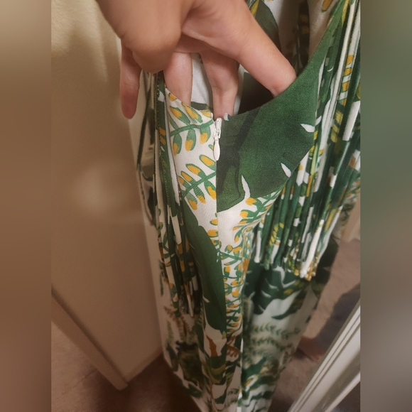 FARM Rio Tropical Forest Frienged Midi Dress - Picture 12 of 16